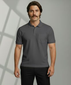 Arven Work Wear Classic Polo Yaka T-shirt Antrasit
