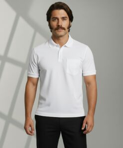 Arven Work Wear Classic Polo Yaka T-shirt Beyaz