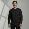 Arven Work Wear Sıfır Yaka Sweatshirt Siyah