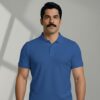 Arven Work Wear Polo Yaka Penye T-shirt Mavi