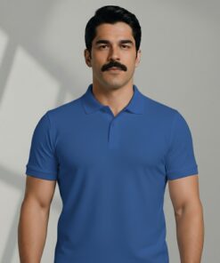 Arven Work Wear Polo Yaka Penye T-shirt Mavi