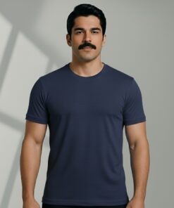 Arven Work Wear Sıfır Yaka T-shirt Lacivert